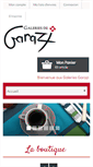 Mobile Screenshot of galeries-garazi.com